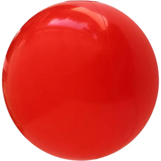 40cm Solid Colour Beach Ball Red